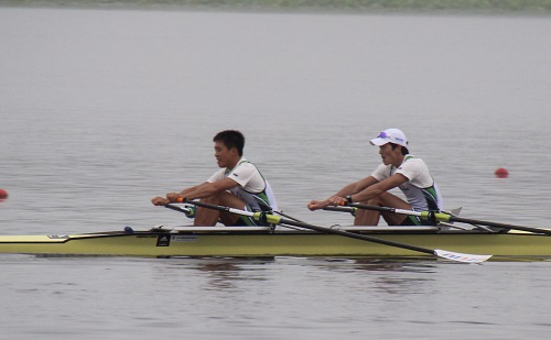男子ダブルスカル越智選手･岡部選手ペア